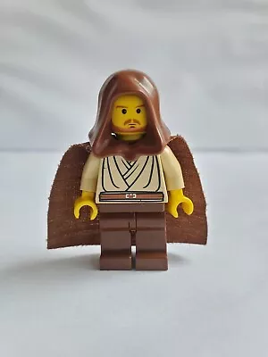 Buy LEGO Star Wars Qui - Gon Jinn With Hood - In Great Condition - SW0027 (7161) • 8£