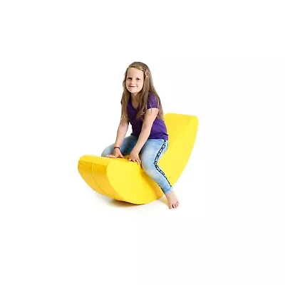 Buy Banana Rocking Horse Soft Play Equipment For Kids, Toddler Foam IGLU Playground • 130.80£