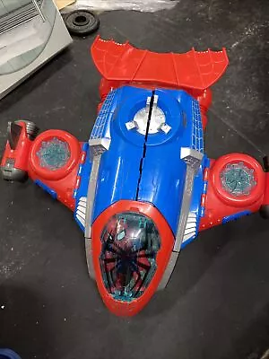 Buy Playskool Heroes Marvel Spider Man Plane Jet Quarters Toy Hasbro 2018 + Figure  • 8.99£