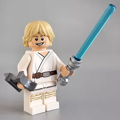 Buy LEGO Star Wars Luke Skywalker Minifigure And Lightsaber 75052 Sw0551 • 7.99£