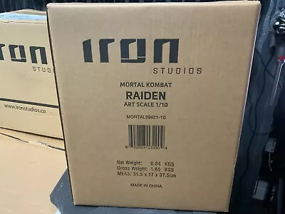 Buy Mortal Kombat Raiden 1/10 Art Scale Statue / Figure Iron Studios / Sideshow UK • 200£