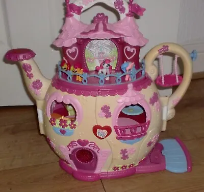 Buy MY LITTLE PONY 2006 Tea Pot Palace Ponyville House With Ponies -Fully Working • 25£