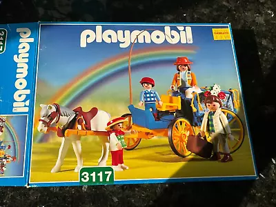 Buy Playmobil 3117 - Complete Family With Horse And Cart Scene • 16£