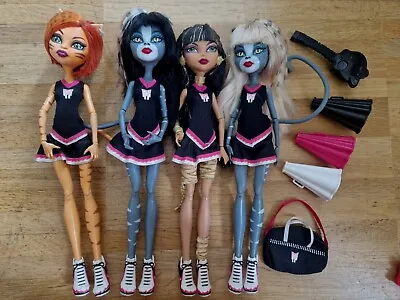 Buy Monster High Fearreader Dolls - Cleo De Nile / Toralei / Purrsephone / Meowlody • 171.63£