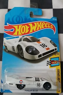 Buy 2018 Hot Wheels Porsche 917 LH Legends Of Speed Gulf Long Card 269/365 #8/10 • 10.95£