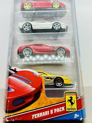 Buy 2011 Hot Wheels Rare Ferrari 5 Pack Sealed Box Set • 40£
