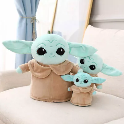 Buy 18/48Cm Baby Yoda Plush Doll Kids Toys Stuffed Soft Pillow Kids Toy Gifts HOT • 38.89£