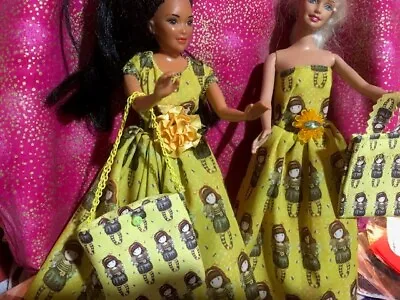 Buy Barbie Dress Handmade Dolls Gorjuss • 7.46£