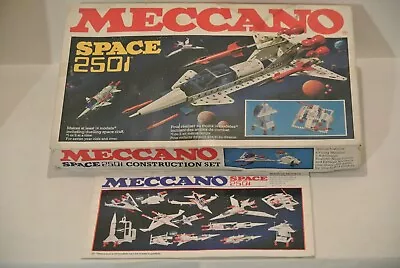 Buy Meccano SPACE 2501 COMPLETE, Great Condition, BOX,14 Model Manual & 260 Parts • 25.50£
