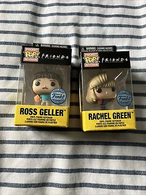 Buy Ross Geller & Rachel Green (80's) - Friends Funko POCKET POP KEYCHAIN Spec Ed • 5.20£