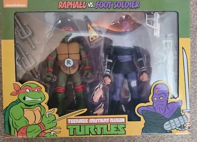 Buy NECA TMNT Raphael And Foot Soldier 2 Pack • 89.99£
