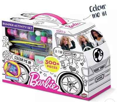 Buy Barbie Campervan Bumper 300+ Piece Creative Colouring Activity Craft Gift Set • 9.99£