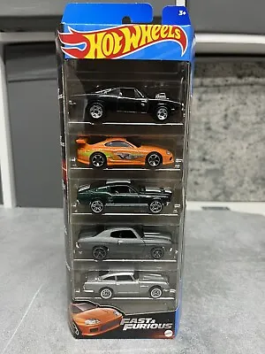 Buy HOT WHEELS Fast And Furious 5 Pack. Supra. Charger. Mustang. Chevelle. DB5 • 13.95£