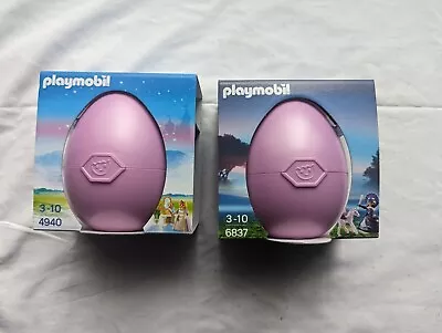 Buy Playmobil Gift Egg Princess And Fairies, 4940 And 6837! Sealed And New! • 11£