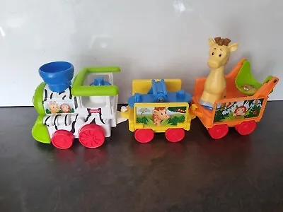 Buy Fisher Price Little People MUSICAL ZOO TRAIN Toy With Sound Plus 1 Figure  • 7.99£