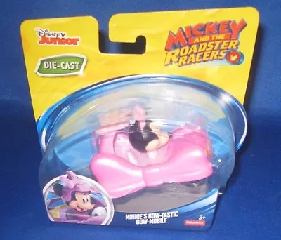Buy Disney Junior Die Cast Mickey & Roadster Racers Minnie's Bow-tastic Bow-mobile • 10.94£