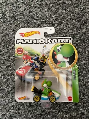 Buy Hot Wheels - Mario Kart - Yoshi - Standard Kart (New) • 9.99£