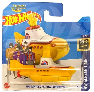 Buy The Beatles Yellow Submarine Die Cast Toy Hot Wheels Screen Time 6/10  2023 #127 • 9.60£