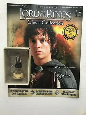 Buy Lord Of The Rings Chess Collection 15 Frodo Baggins Eaglemoss Figure  + Magazine • 19.99£