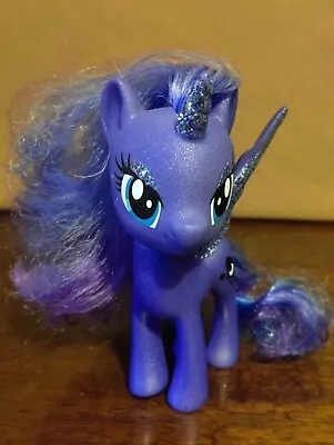 Buy My Little Pony G4 Princess Luna Nightmare Moon 6” Figure Glitter Genuine Hasbro • 15£