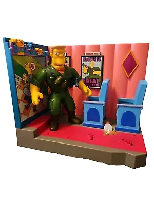Buy Playmates | Working The Simpsons Aztec Theater McBain Action Figure Diorama Set • 39.99£
