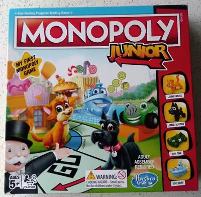 Buy Classic Monopoly Junior Board Game By Hasbro Gaming 2017 | 5 Years+ | Complete • 8.48£