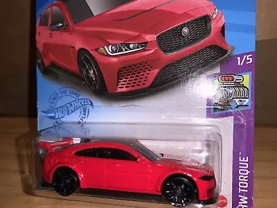 Buy Jaguar Xe Sv Project 8 Saloon In Red And Black Hot Wheels Model 1:64 Scale New • 8.99£