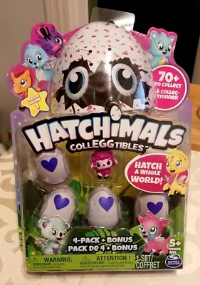 Buy New Hatchimals Colleggtibles Mini 4 Pack Bonus Hatchimal Season 1 • 21.24£