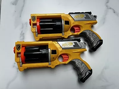 Buy Two Nerf Maverick Rev-6 Toy Dart Guns • 20£