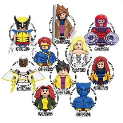 Buy Pack Of 10 LEGO Marvel X-Men Mini Figurines Lego Toys • 41.57£
