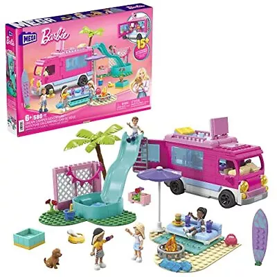 Buy MEGA Barbie , Dream Camper Adventure, Building Toy For Girls And Boys  6 Years O • 26.62£