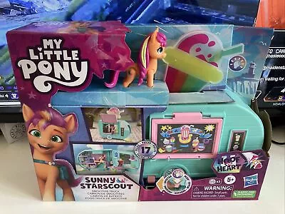 Buy My Little Pony Sunny Starscout Smoothie Truck Activity Playset With Accessories • 15.99£