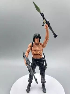 Buy NECA First Blood - John J. Rambo Survival Version 7  Action Figure New In Box • 37.07£
