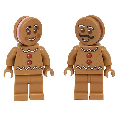 Buy LEGO Gingerbread Man & Woman Minifigures | Genuine LEGO Figures | New • 14.99£
