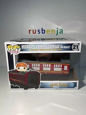 Buy Funko Pop! Movies Harry Potter - Rides Hogwarts Express Carriage Ron Weasley #21 • 34.99£