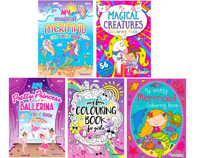 Buy Childrens Colouring Books Kids Activity Books Colouring Books For Girls A4 • 3.69£