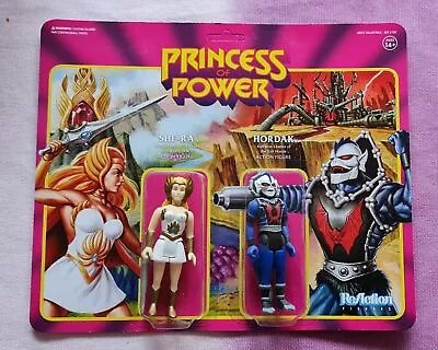 Buy 2018 Masters Of The Universe ReAction She-Ra & Hordak Two-Pack SDCC Exclusive • 71.96£