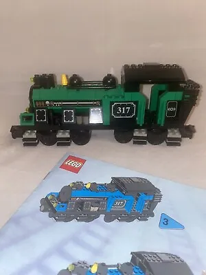 Buy LEGO My Own Train 3741 Large Steam Locomotive  Green 3744 • 95£