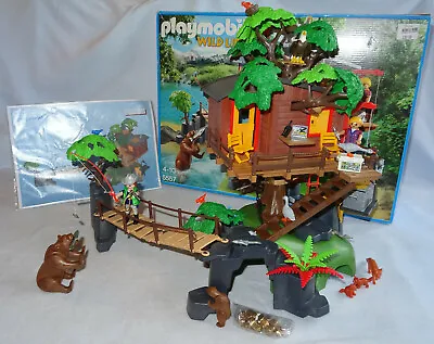 Buy Playmobil 5557 Wildlife Adventure Tree House With Box Complete VGC • 69.99£