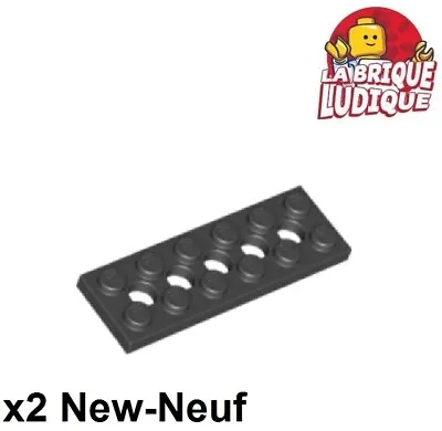 Buy LEGO Technic 2x Flat 5 Hole Plate Holes 2x6 Black/Black 32001 NEW • 1.02£