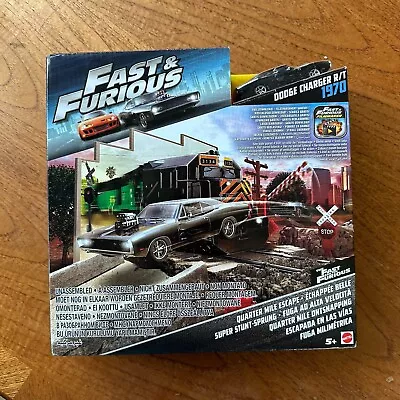 Buy Mattel Fast And Furious Quarter Mile Escape Playset Brand New With Dodge Charger • 20£