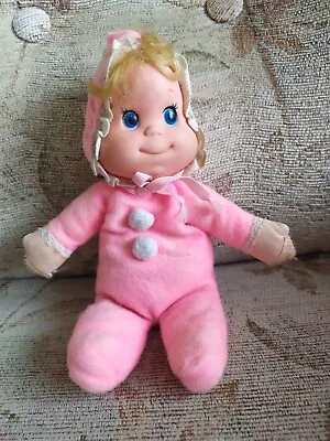 Buy 8  Vintage 1970 Mattel Baby Beans Doll Pink Pajamas + Bonnet Itsy Bitsy Toy • 14.40£