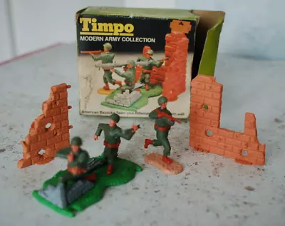 Buy Vintage 70s Timpo Ref 766 Modern Army Collection American Bazooka Team BOXED • 10£