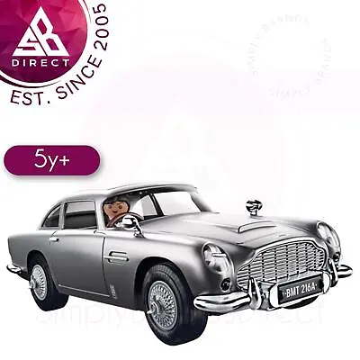 Buy Playmobil James Bond 1964 Film Silver Aston Martin DB5-Goldfinger Edition│5y+ • 73.54£