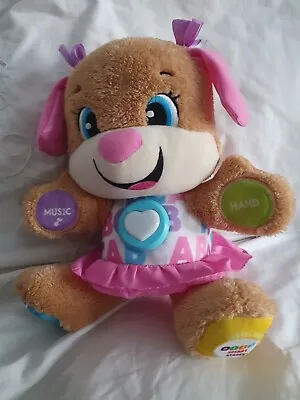 Buy Fisher-Price Smart Stages Interactive Girl Puppy Dog  Musical Soft Baby Toy • 7£