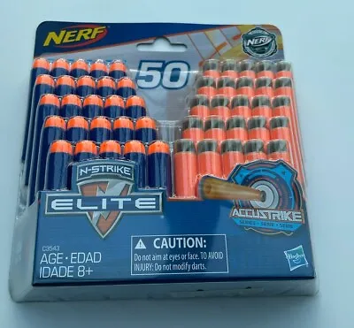 Buy Nerf N-Strike Elite Accustrike Darts 50 Pack *New & Sealed* • 12£