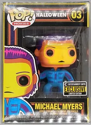 Buy #03 Michael Myers - Blacklight - Halloween - Horror Funko POP With POP Protector • 13.59£