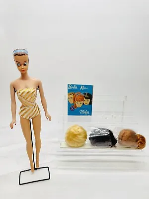 Buy Vintage 1963 Barbie Fashion Queen #870 W/ Wigs Made In Japan • 299.77£