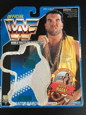 Buy WWE/WWF Hasbro - Razor Ramon - Backing Card - Series 10 • 24.99£