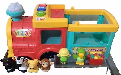 Buy Fisher Price Little People Big ABC  Smart Stage Animal Train Complete+Ranger Vgc • 0.99£